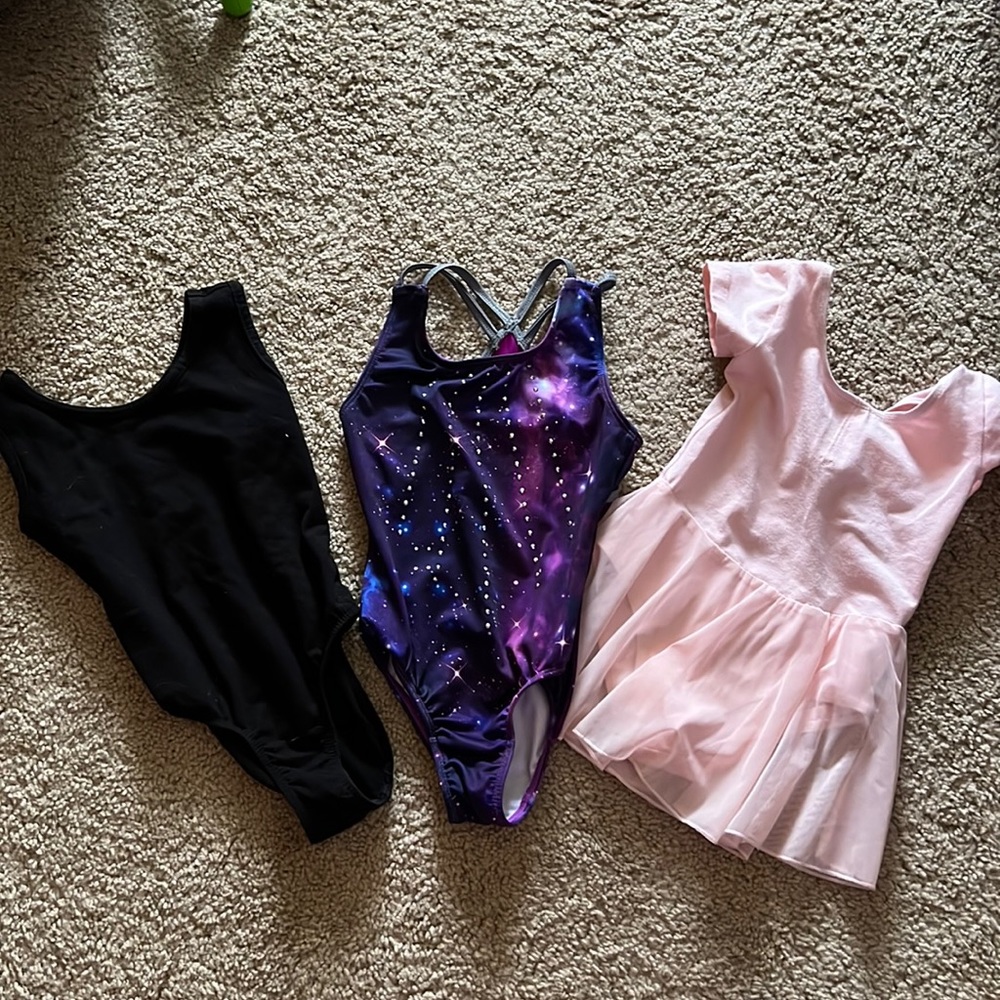 Girls dance leotards